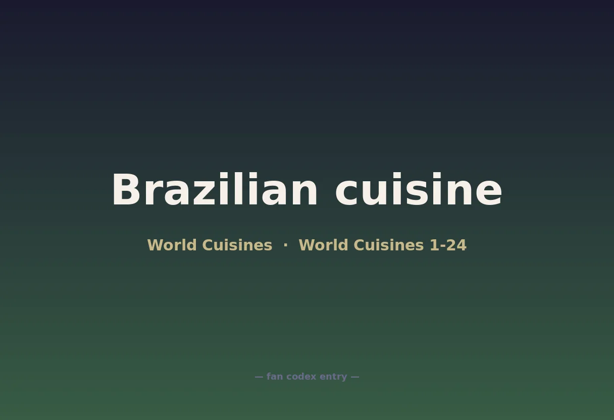 Brazilian cuisine